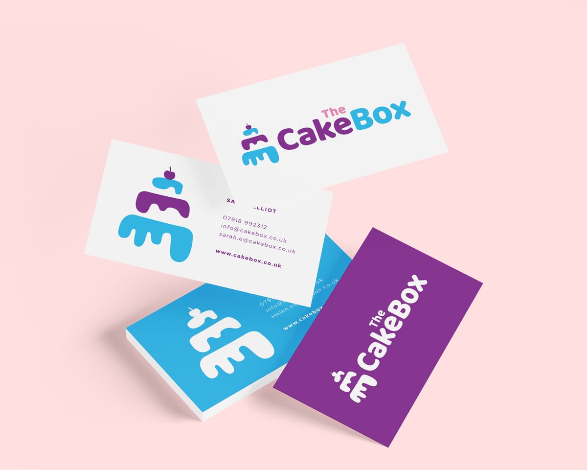 cake box business card mockup2