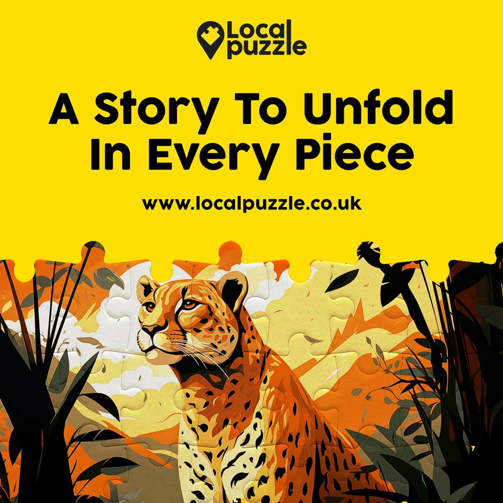 Local Puzzle Ad Puzzle Jungle Leopard Mockup 1