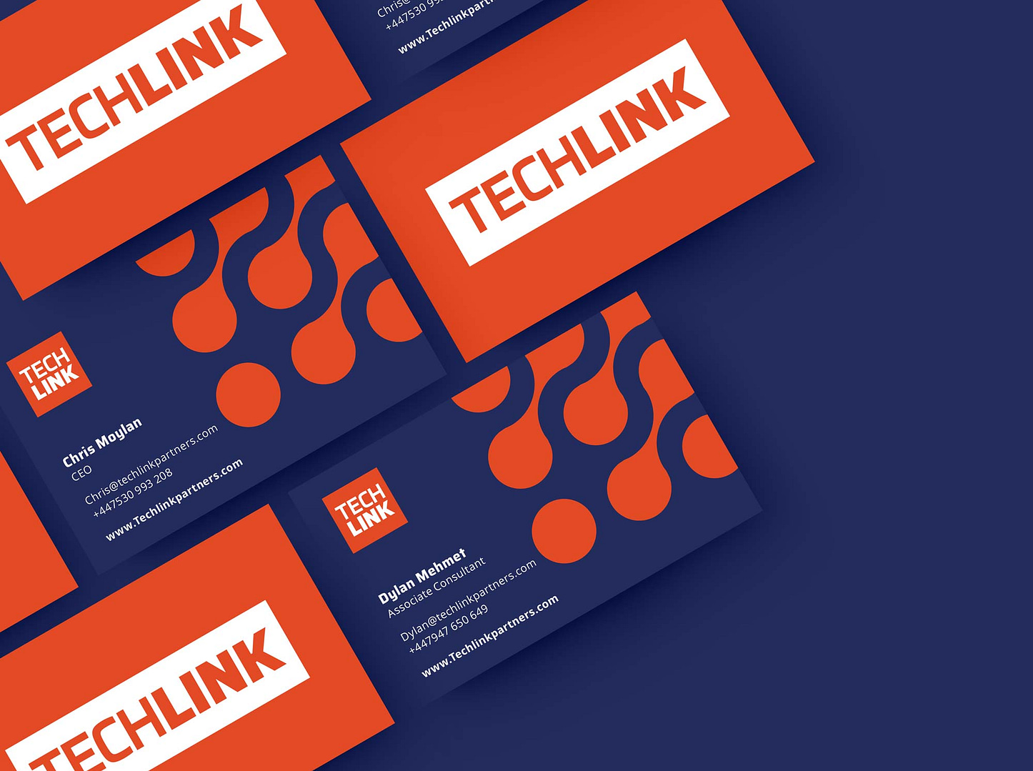 techlink business card mock up grid2