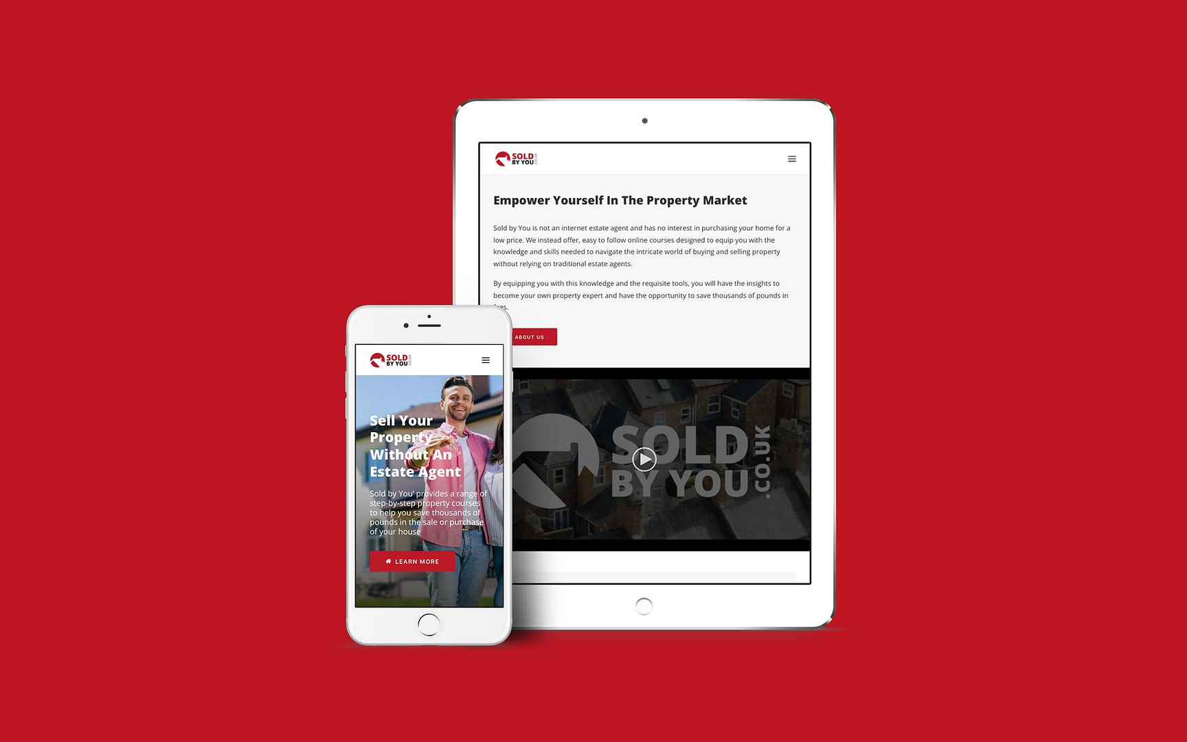 Sold By You website tablet mobile mockup asap recruitment